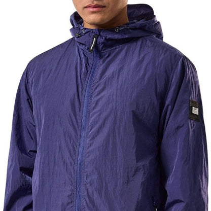 Front - Weekend Offender Mens Technician Face Mash Jacket