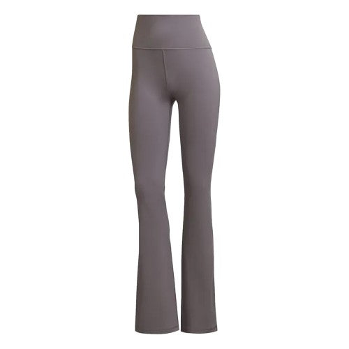 Front - Adidas Womens/Ladies Yoga Studio Flared Tight Leggings