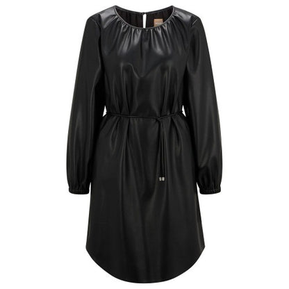 Front - Hugo Boss Womens/Ladies Dejala Faux Leather Dress