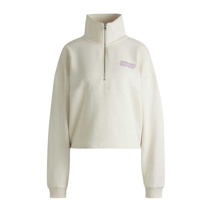 Front - Hugo Womens/Ladies Dahanna B Seasonal Logo Sweatshirt