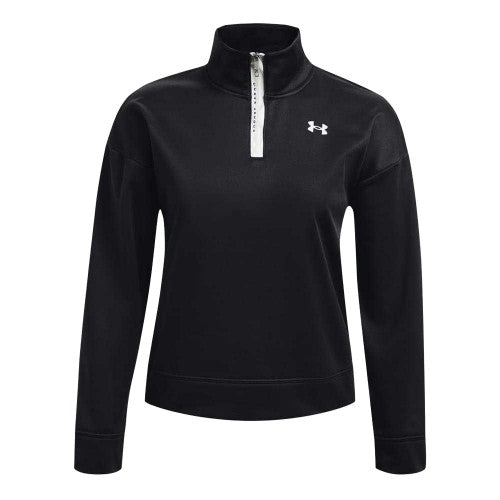 Front - Under Armour Womens/Ladies Reflective Fleece Quarter Zip Top