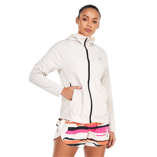 Front - Adidas Womens/Ladies X-City Running Soft Shell Jacket