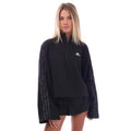 Front - Adidas Womens/Ladies 3 Stripes Fleece Hoodie
