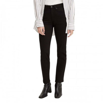 Front - Levis Womens/Ladies 724 High Rise Slim Jeans