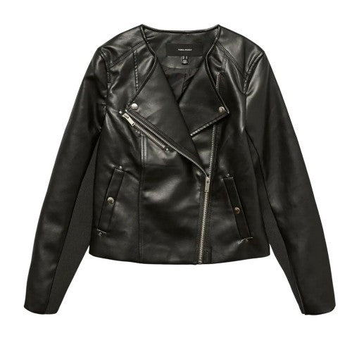 Front - Vero Moda Womens/Ladies Riley Faux Leather Jacket