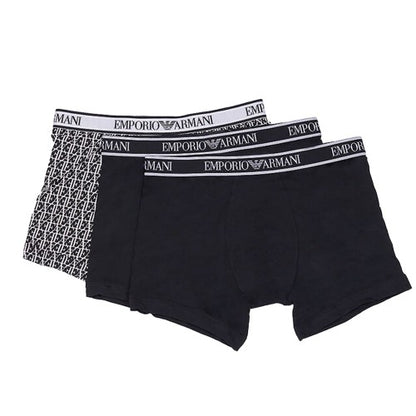 Front - Armani Mens Boxer Shorts (Pack of 3)