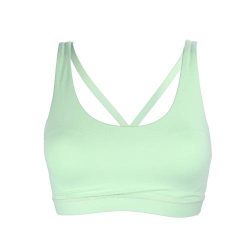 Front - Adidas Womens/Ladies All Me Medium Support Sports Bra
