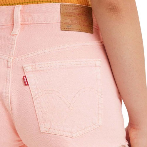 Front - Levis Womens/Ladies 501 Selvedge High Rise Casual Shorts
