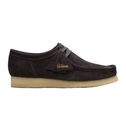 Front - Clarks Originals Mens Wallabee Suede Boat Shoes
