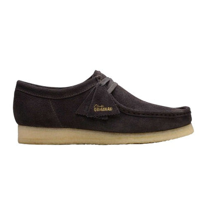 Front - Clarks Originals Mens Wallabee Suede Boat Shoes