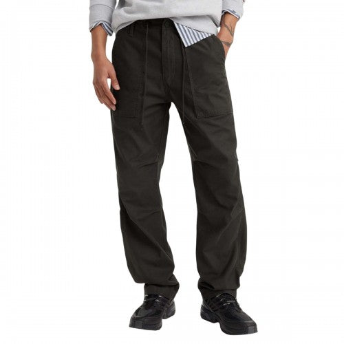 Front - Levis Mens Surplus Straight Leg Loose Trousers