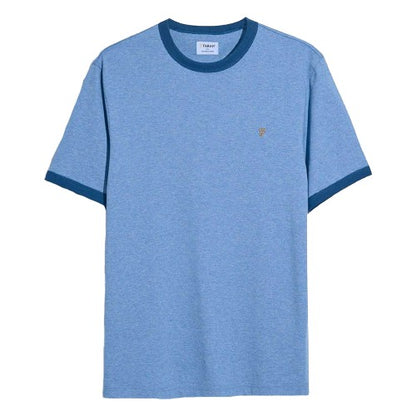 Front - Farah Mens Groves Ringer T-Shirt