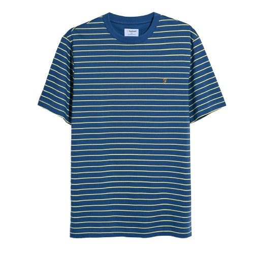 Front - Farah Mens Oakland Stripe T-Shirt