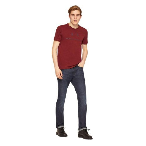 Front - Armani Exchange Mens Slim Jeans