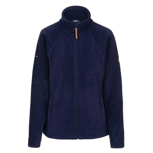 Front - Trespass Womens/Ladies Trouper Leather Trim Full Zip Fleece Jacket