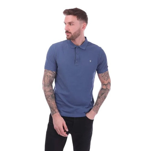 Front - Farah Unisex Adult Hudson Polo Shirt