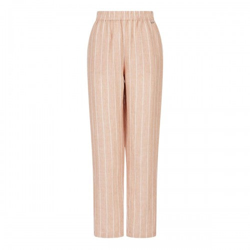 Front - Armani Exchange Womens/Ladies Pinstripe Trousers