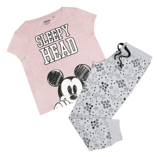 Front - Mickey Mouse Womens/Ladies Long Pyjama Set