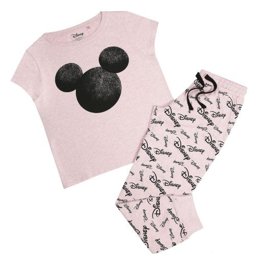 Front - Mickey Mouse Womens/Ladies Long Pyjama Set