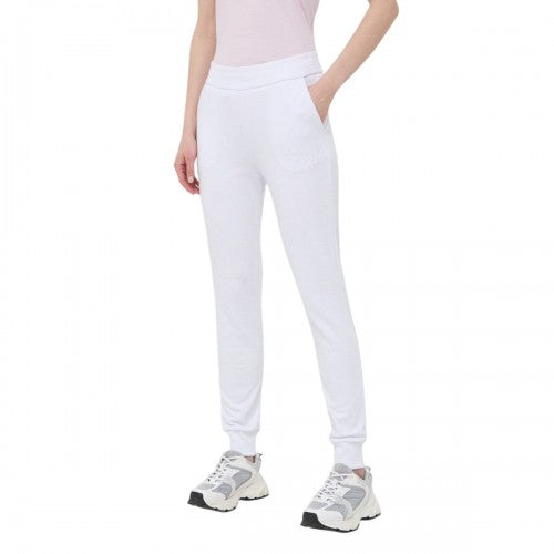 Front - Emporio Armani Womens/Ladies Cotton Trousers