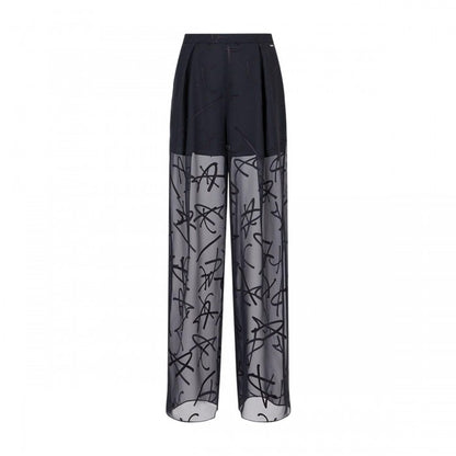 Front - Armani Exchange Womens/Ladies Repeat Logo Trousers
