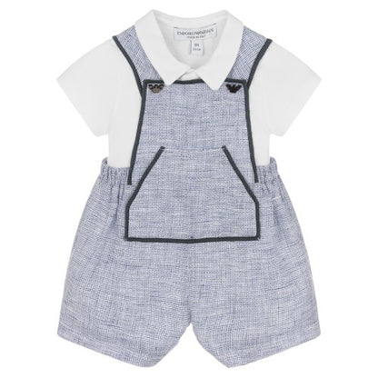 Front - Emporio Armani Baby Sleepsuit
