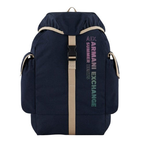 Front - Armani Exchange Logo Backpack