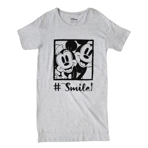 Front - Disney Womens/Ladies # Smile T-Shirt Dress