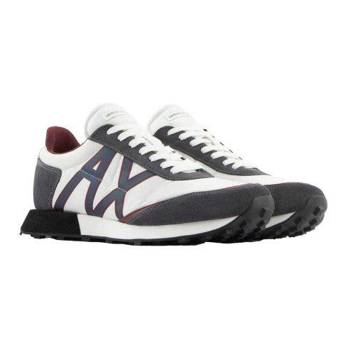 Front - Armani Exchange Mens Leather Trainers