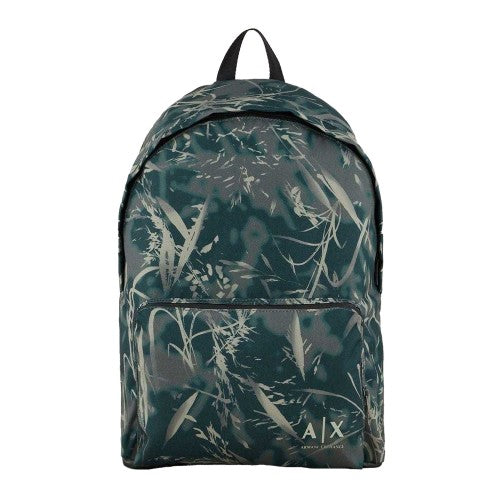 Front - Armani Exchange Leaves Backpack