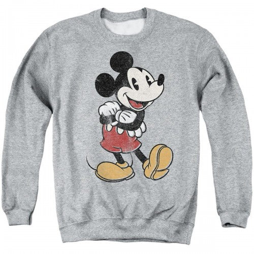 Front - Disney Womens/Ladies Mickey Mouse Crew Neck Sweatshirt