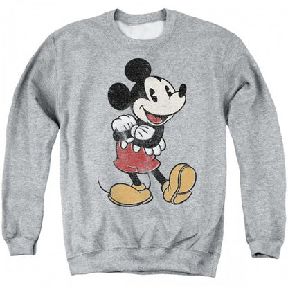 Front - Disney Womens/Ladies Mickey Mouse Crew Neck Sweatshirt