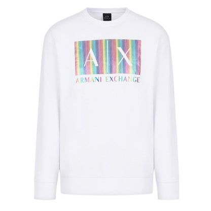 Front - Armani Exchange Mens Sweatshirt