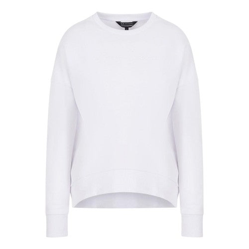 Front - Armani Exchange Womens/Ladies Crew Neck Sweatshirt