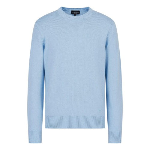 Front - Armani Exchange Mens Crew Neck Sweatshirt