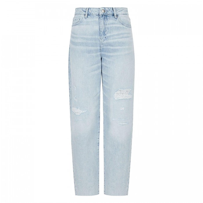 Front - Armani Exchange Womens/Ladies J81 Straight Jeans