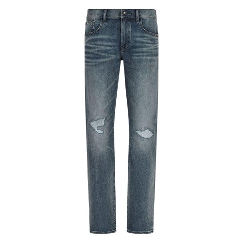 Front - Armani Exchange Mens J13 Slim Jeans