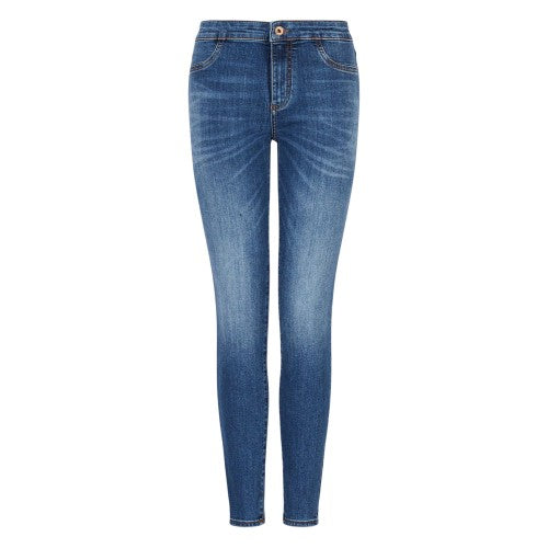Front - Armani Exchange Womens/Ladies J12 Lift Up Jeans