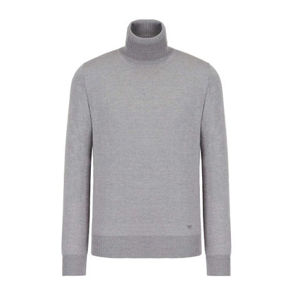 Front - Emporio Armani Mens Roll Neck Sweater Top