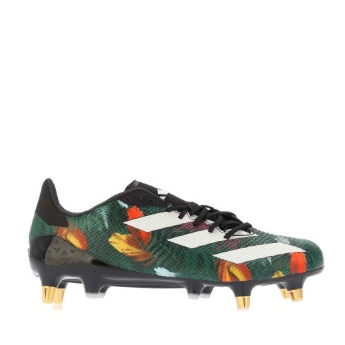 Front - Adidas Mens Adizero RS7 Soft Ground Rugby Boots
