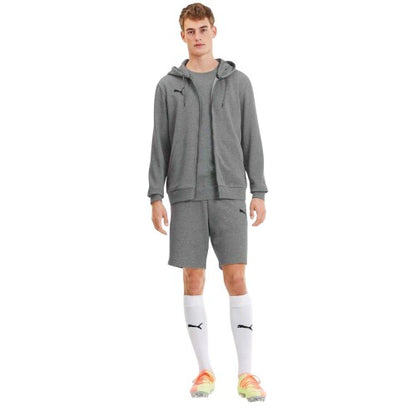 Front - Puma Mens TeamGoal 23 Casuals Hooded Jacket