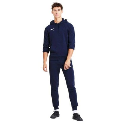 Front - Puma Unisex Adult TeamGoal 23 Casuals Hooded Jacket