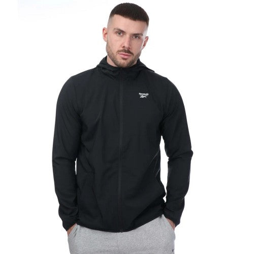 Front - Reebok Mens Essentials Woven Training Jacket