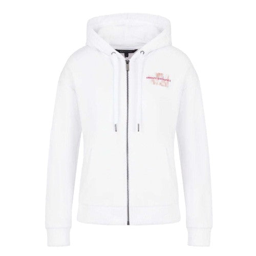 Front - Armani Exchange Womens/Ladies Full Zip Hoodie