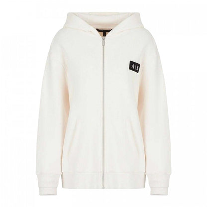 Front - Armani Exchange Womens/Ladies Full Zip Hoodie