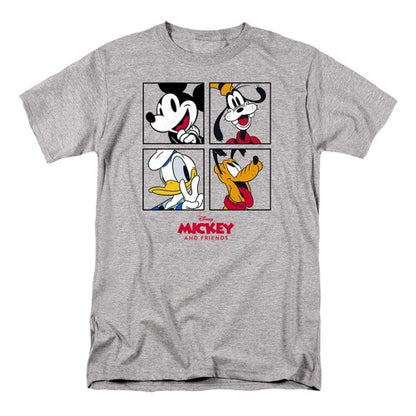 Front - Disney Unisex Adult Mickey Mouse & Friends T-Shirt