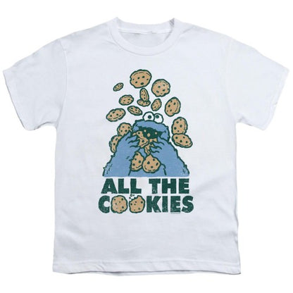 Front - Sesame Street Childrens/Kids All The Cookies T-Shirt