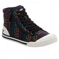 Front - Rocket Dog Womens/Ladies Jazzin Hi Canvas Pumps