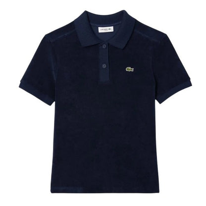 Front - Lacoste Womens/Ladies Terrycloth Slim Polo Shirt