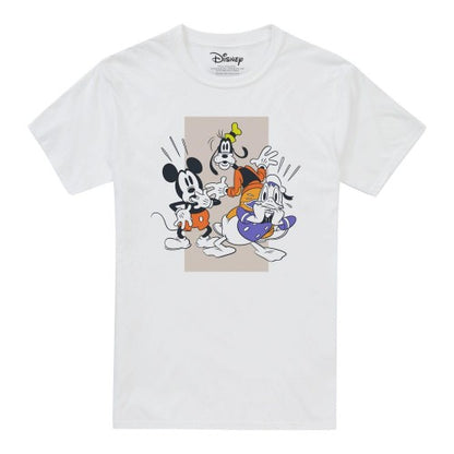 Front - Disney Unisex Adult Mickey Mouse T-Shirt